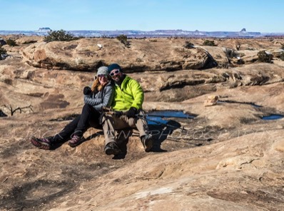  2019 02 24 - Clare and Dave - Pothole Point - Needles Section Canyonlands NP, UT 