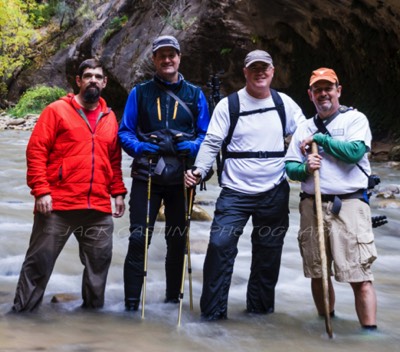  2016 11 09 - The Narrows of the Virgin River Hike Group - Zion NP,  Springdale, UT 