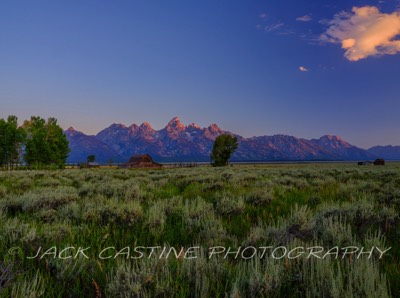  2023 08 12 - Sunrise at Mormon Barn - Grand Teton National Park, Wyoming 