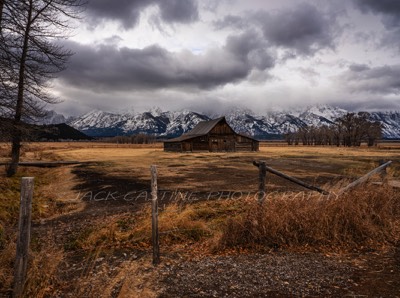  2018 11 03 - T.A. Moulton Barn and the Grand Tetons - Moose, WY 