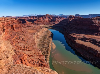  2020 11 27 - Colorado River at the Gooseneck Overlook - Gooseneck Overlook State Reserve - Moab, Utah 