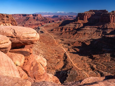  2020 11 29 - Shafer Canyon Road and the La Sal Mountains - Canyonlands NP - Moab, Utah 