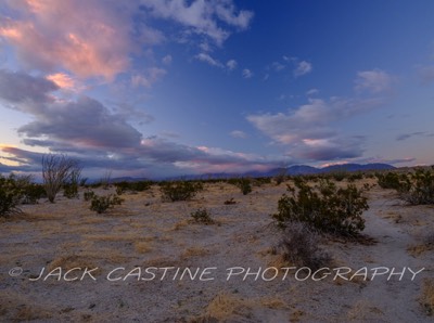  2023 02 28 - Sunset at Arroyo Hueso - Anza Borrego SP - Mesquite Oasis, California 