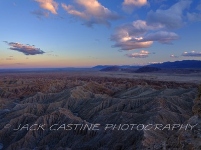  2023 02 27 - Sunset at Font's Point - Anza-Borrego Desert St Pk, - Borrego Springs, California 