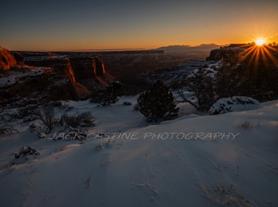  2019 02 23 - Sunrise - Schafer Canyon Overlook - Canyonlands NP - Moab, UT 