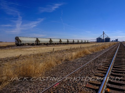  2023 03 08 - Grain Silos and Grain Cars - Amarillo, Texas 