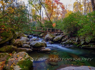  2021 11 01 - Porters Creek Trail Bridge - Smoky Mountains NP, Tennessee 