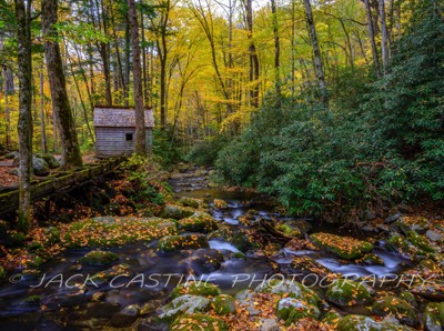  2021 11 03 - Alfred Regan Tub Mill on Roaring Fork - Smoky Mountains NP, Tennessee 