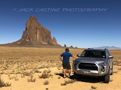  2019 11 18 - JC and 4Runner at Shiprock - Shiprock, NM  