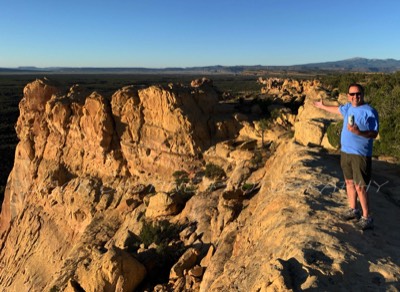  2019 09 20 - Sandstone Bluff Overlook - El Malpais National Conservation Area - Grants, NM (Credit: Tim Hannifin) 