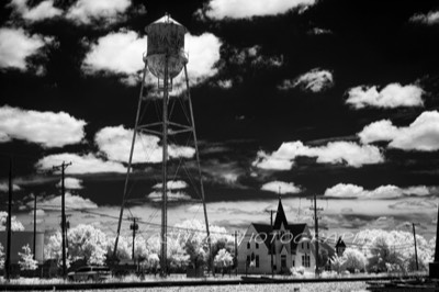  2020-05-31 - Water Tower and Church - Anna, TX 