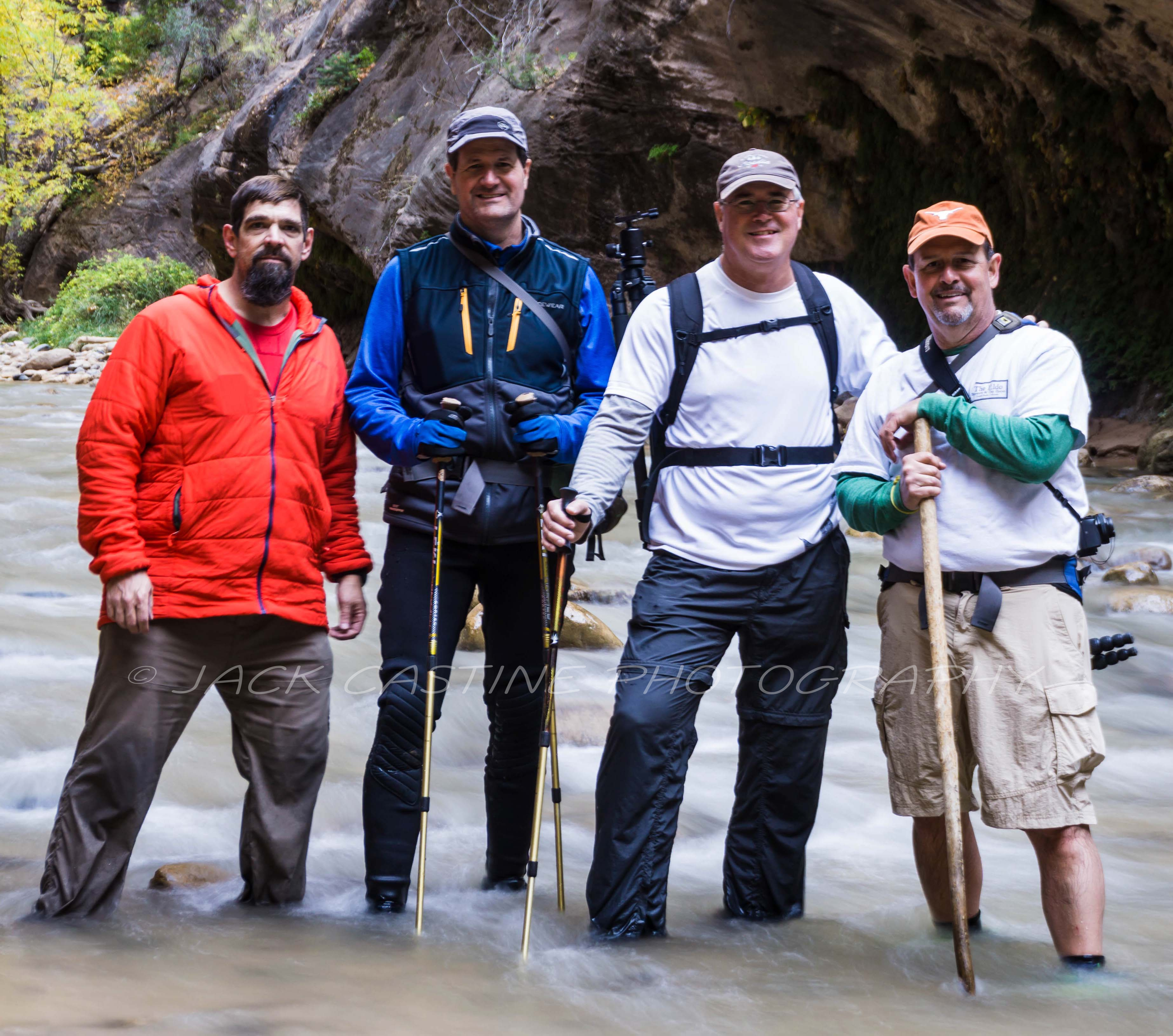  2016 11 09 - The Narrows of the Virgin River Hike Group - Zion NP,  Springdale, UT 