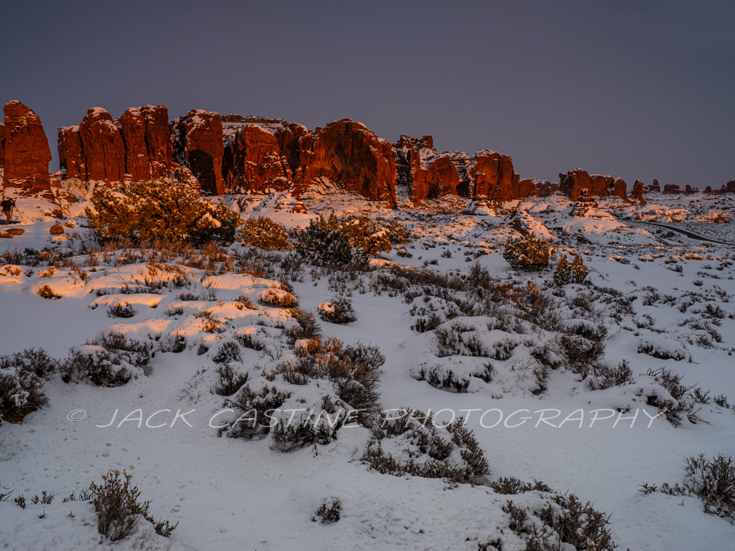  2019 02 22 - Windows Road Sunset - Arches NP - Moab, UT 