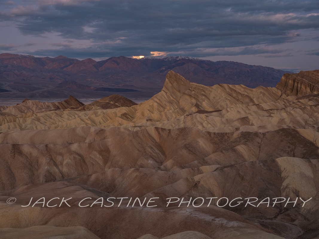  2023 03 06 - Zabriskie Point Sunrise and Moonset - Death Valley National Park, California 