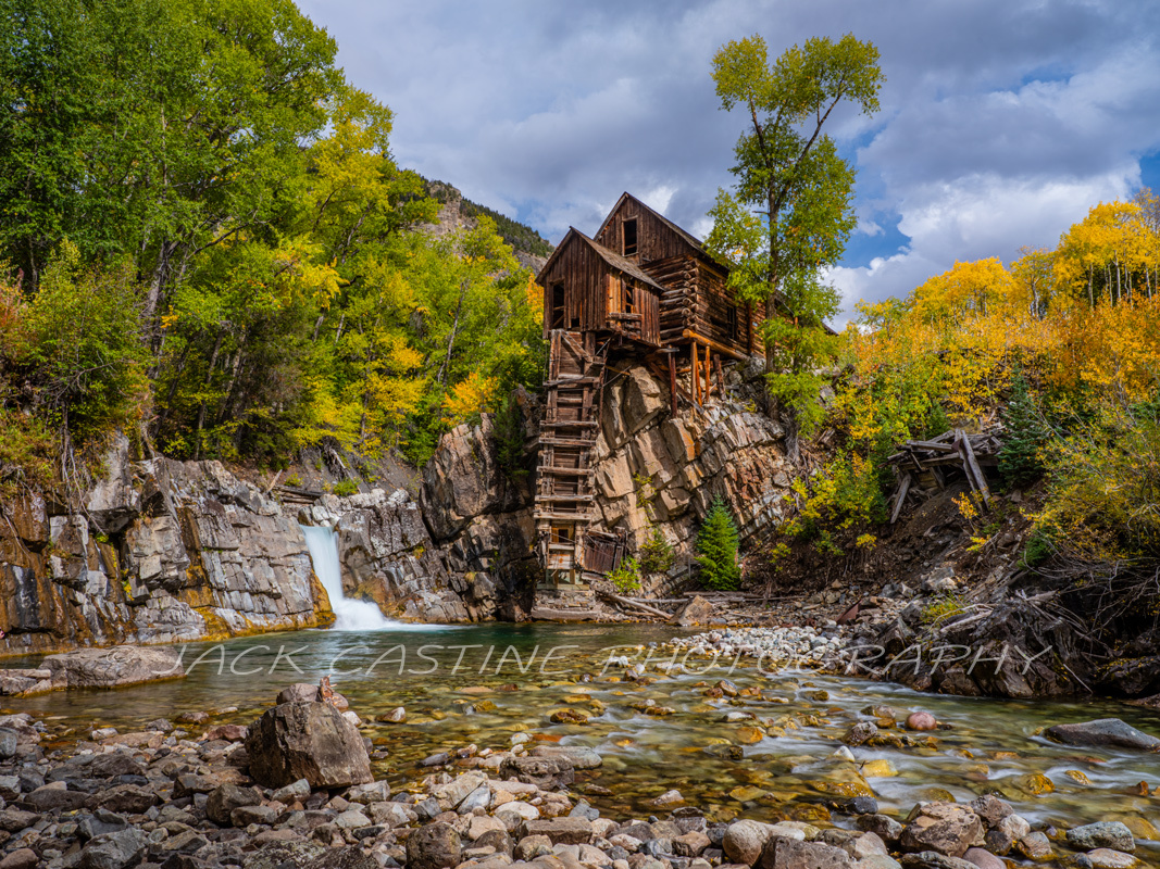  2018 09 24 - Crystal Mill from Creek Bed - Crystal, Colorado 